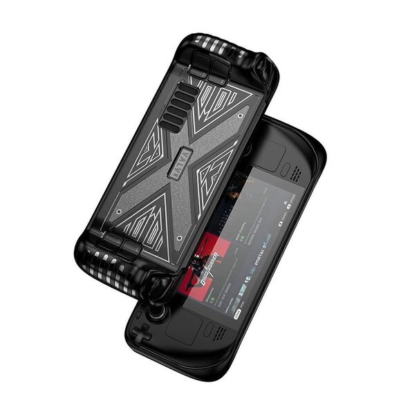 Zuxiga steam deck case ￼TPU 3-D embossed swordsman texture steam deck skin - Picture 6 of 7